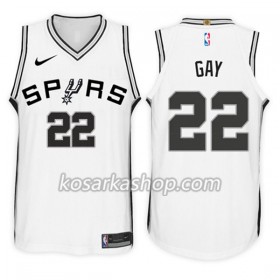 Dres San Antonio Spurs Rudy Gay 22 Nike 2017-18 Bijela Swingman